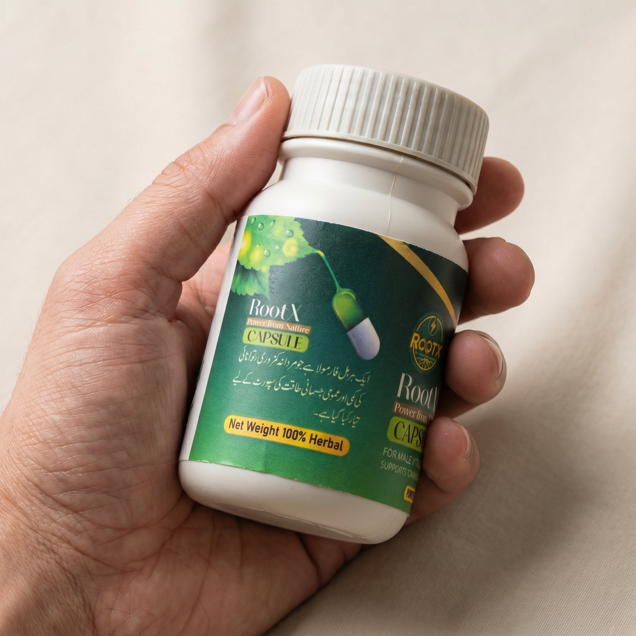 RootX Men’s Capsules – Herbal Formula for Energy, Power & Confidence