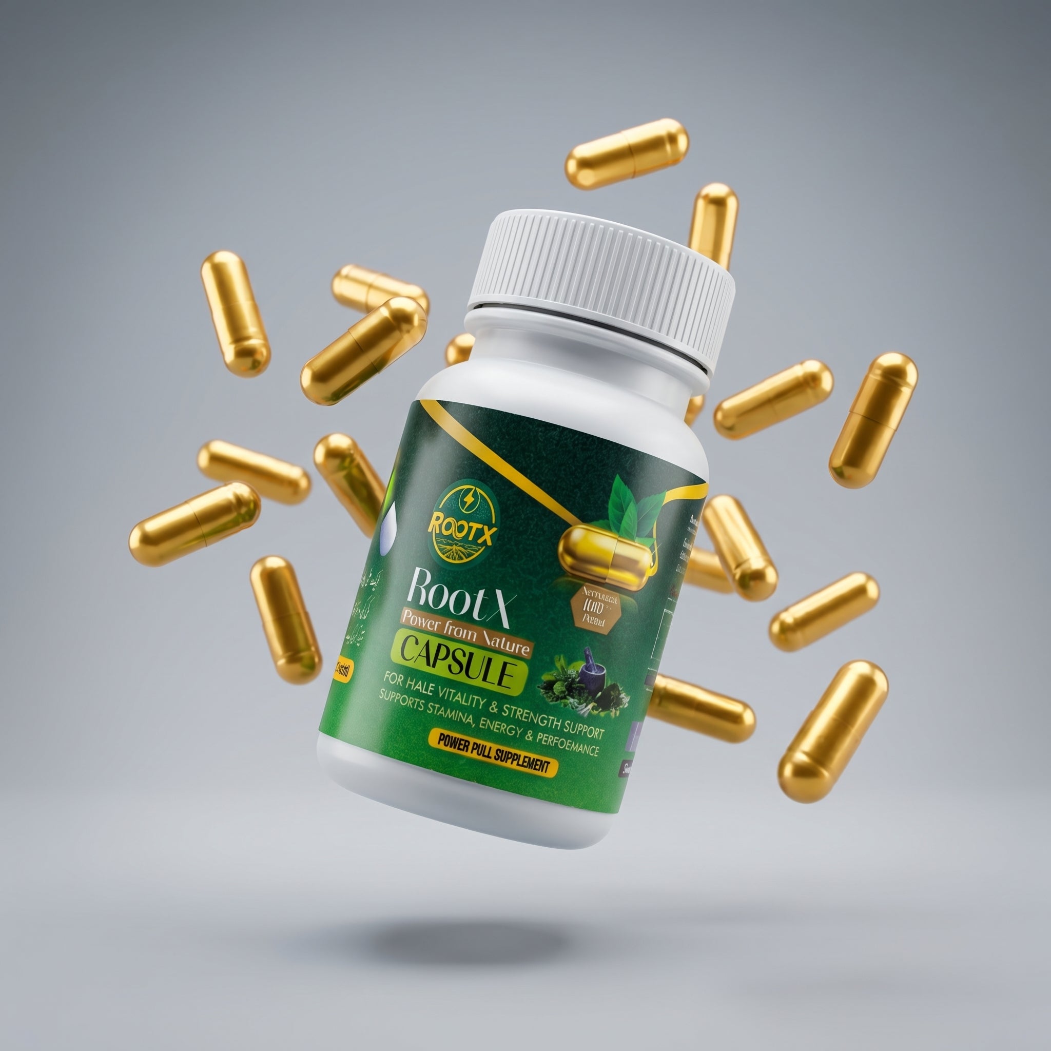 RootX Men’s Capsules – Herbal Formula for Energy, Power & Confidence